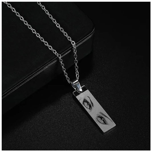 PERSONALISIERTE EDELSTAHL "EYES" KETTE - ICERAIN JEWELRY