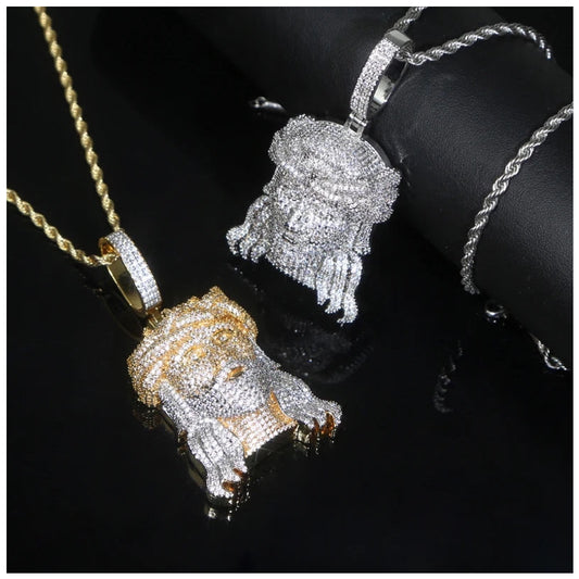 ICED OUT "JESUS" KETTE - ICERAIN JEWELRY