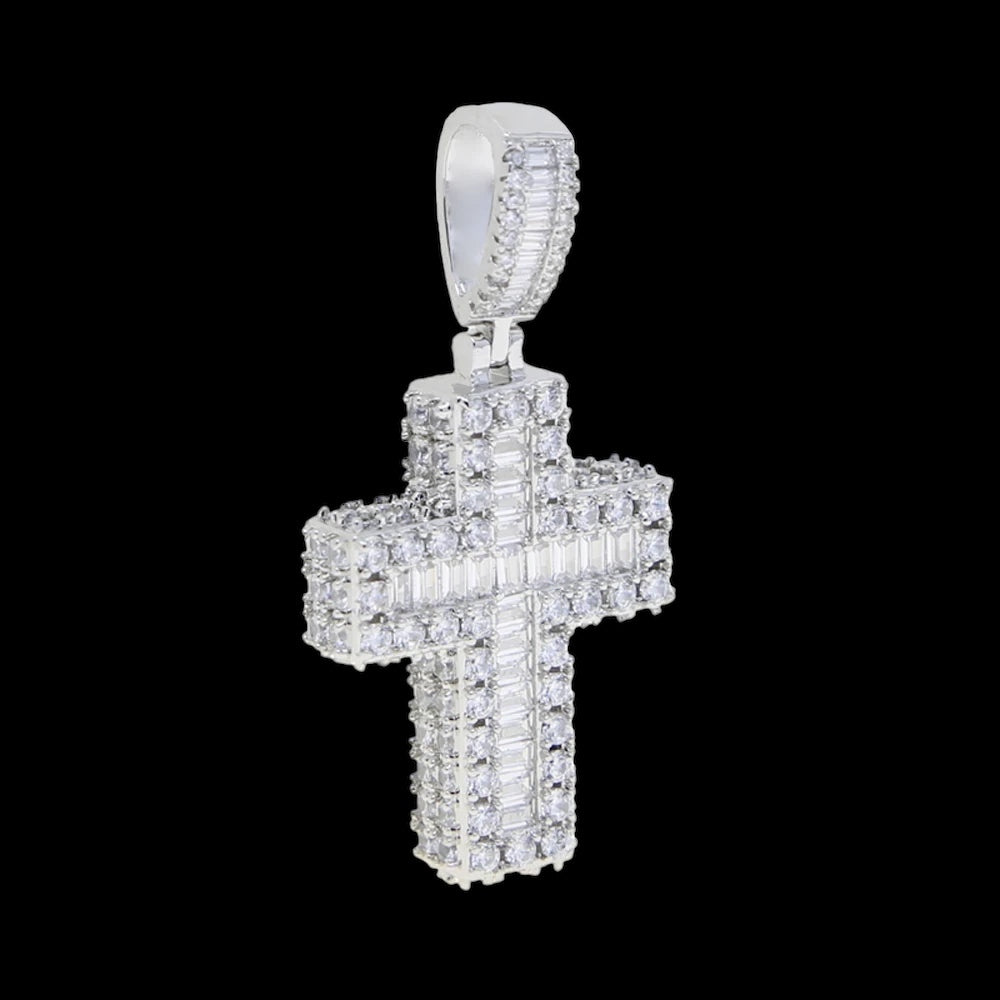 Luxus Iced Out "Cross V5" Kette