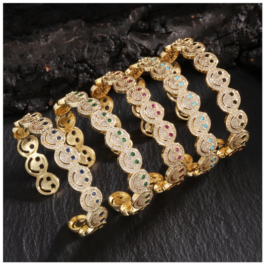 ICED OUT "SMILE" ARMREIF - ICERAIN JEWELRY