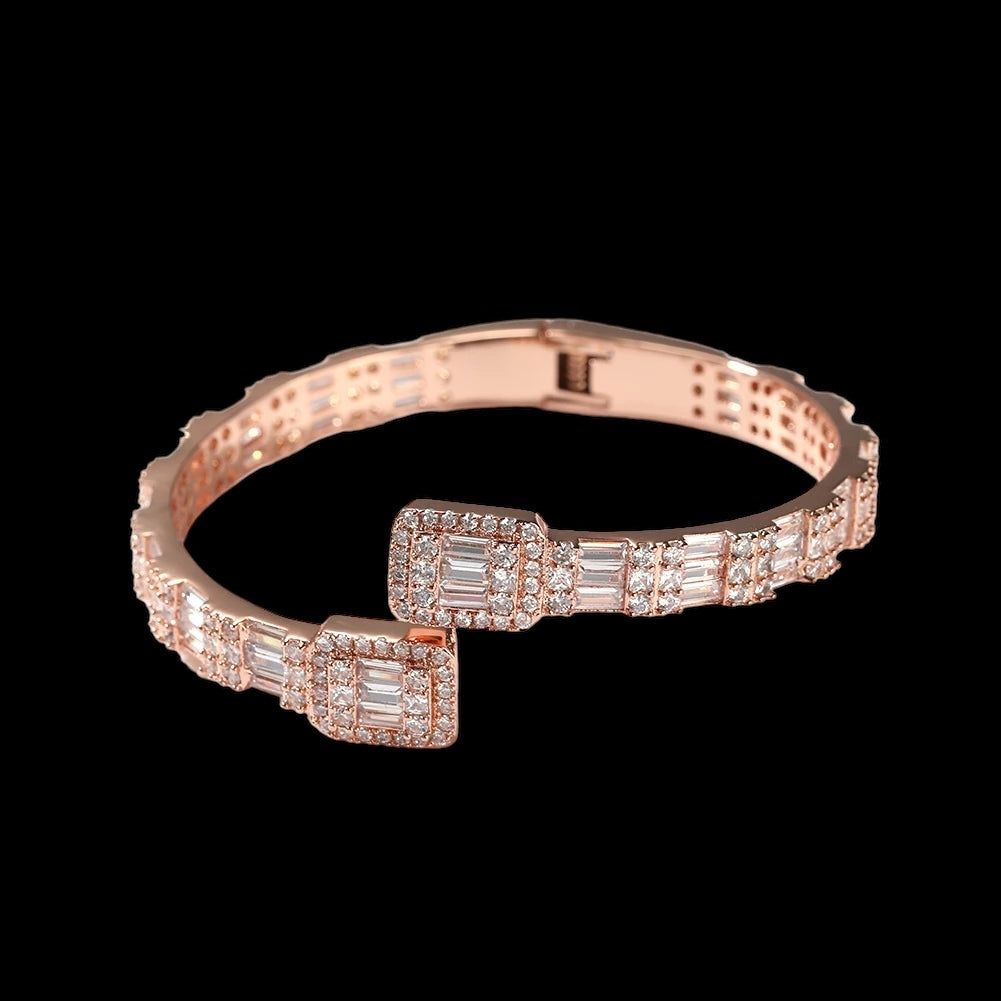 Luxus Iced Out "Square" Armreifen