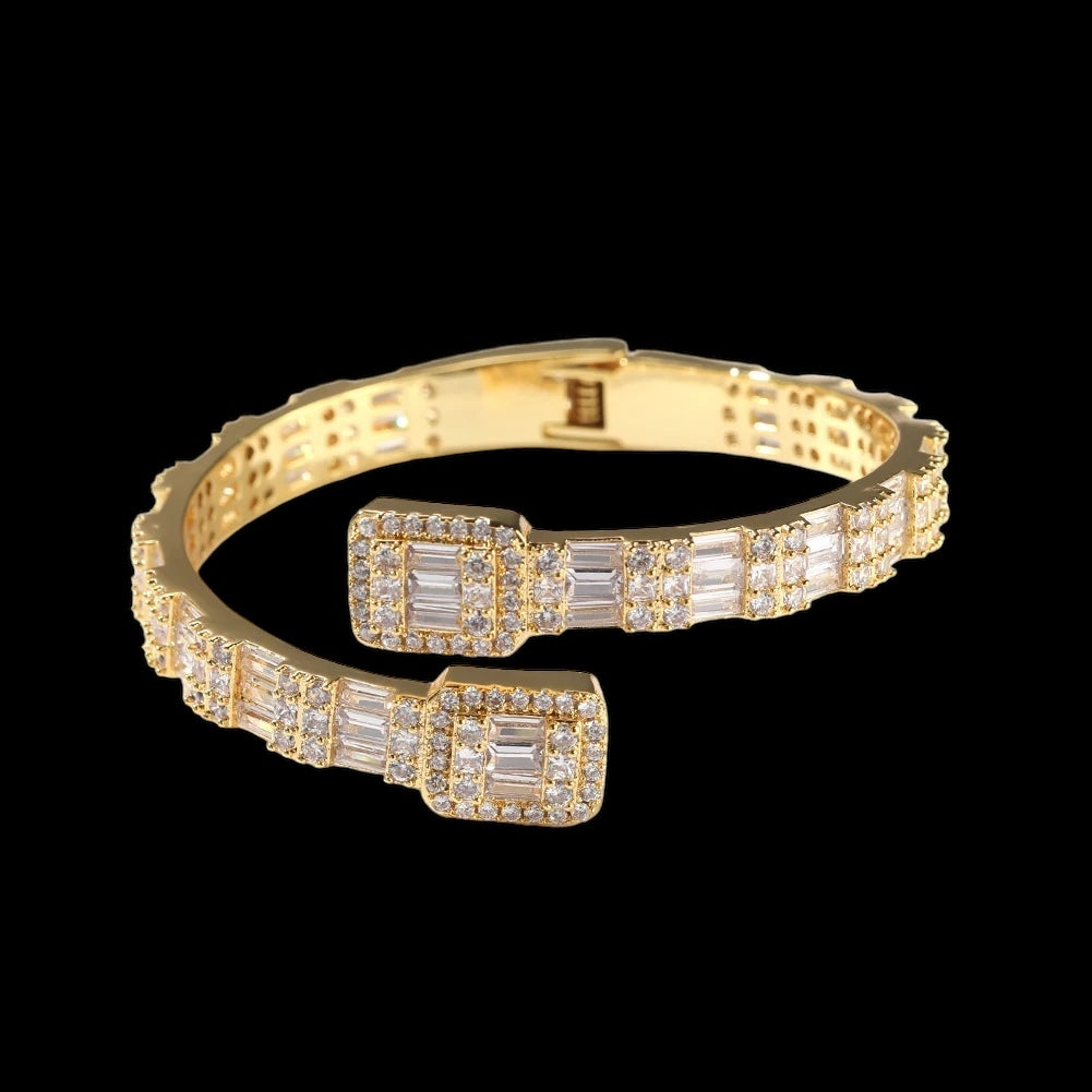 Luxus Iced Out "Square" Armreifen