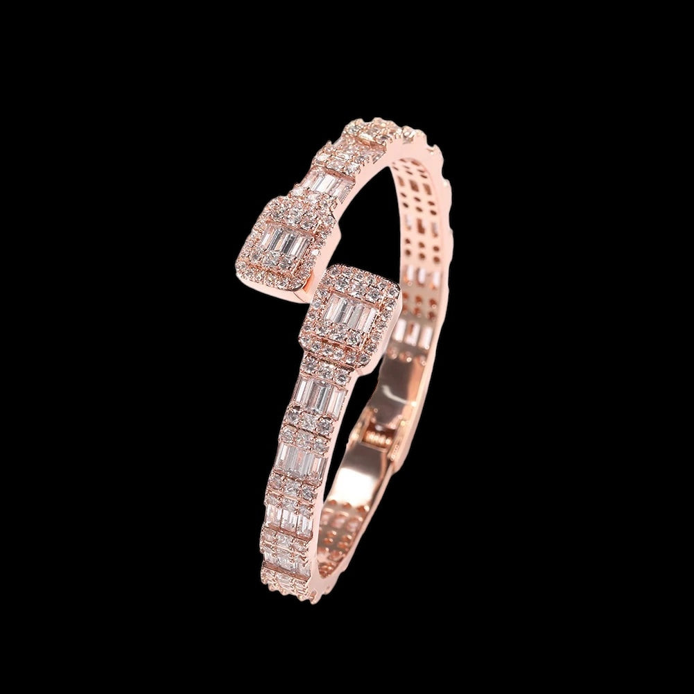 Luxus Iced Out "Square" Armreifen