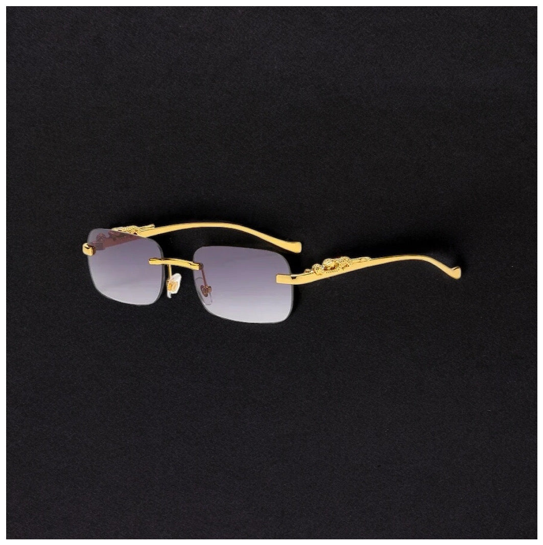 Luxus Edelstahl "Leopardo V2" Sonnenbrille