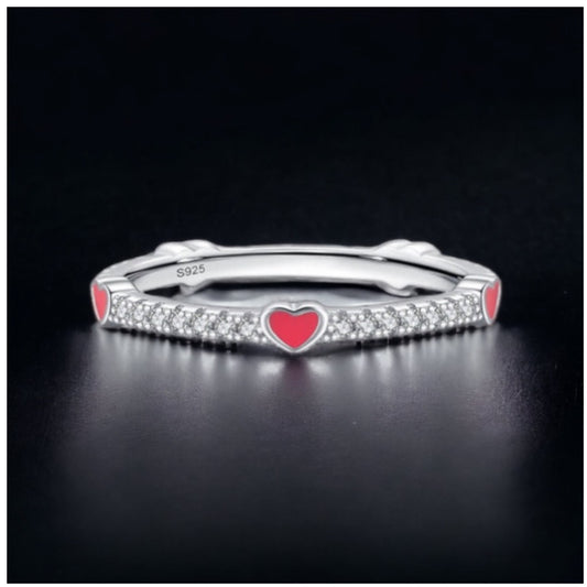 ICED OUT "RED EMELS" RING - ICERAIN JEWELRY