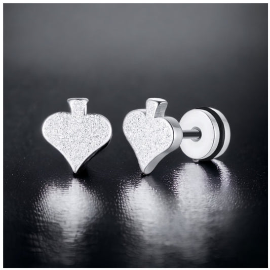 EDELSTAHL "SILVER PIK" OHRRINGE - ICERAIN JEWELRY