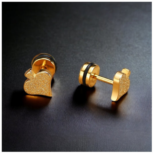 EDELSTAHL "GOLD PIK" OHRRINGE - ICERAIN JEWELRY