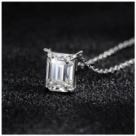 ICED OUT MOISSANITE "PSOLARIM" WEISSGOLD 925S SILVER KETTE - ICERAIN JEWELRY