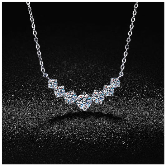 ICED OUT MOISSANITE "EXCELLENT" WEISSGOLD 925S SILVER KETTE - ICERAIN JEWELRY