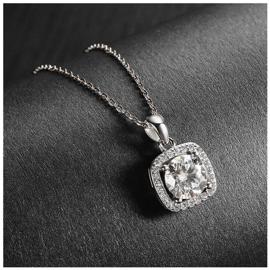 ICED OUT MOISSANITE "SPARKLING" WEISSGOLD 925S SILVER KETTE - ICERAIN JEWELRY