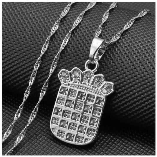 ICED OUT "CROATIA" LÄNDERKETTE - ICERAIN JEWELRY