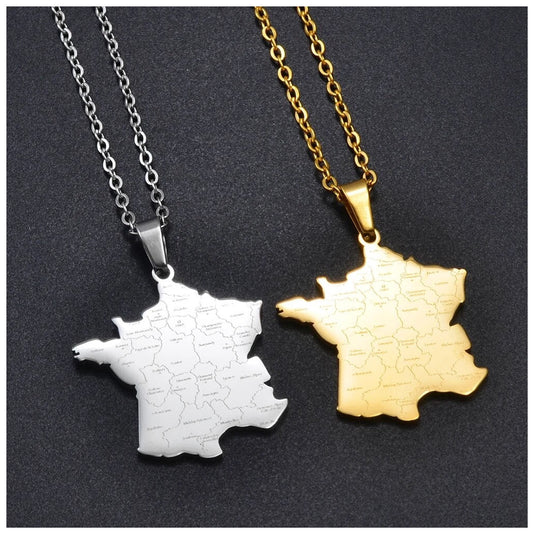 EDELSTAHL "FRANCE V2" LÄNDERKETTE - ICERAIN JEWELRY