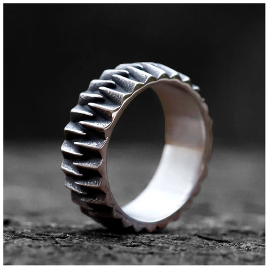 EDELSTAHL "GEAR" RING - ICERAIN JEWELRY