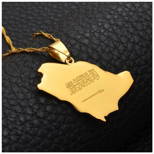 EDELSTAHL "SAUDI ARABIA V2" LÄNDERKETTE - ICERAIN JEWELRY