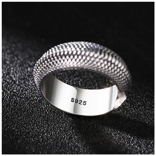 925S SILVER "SNAKE" RING - ICERAIN JEWELRY
