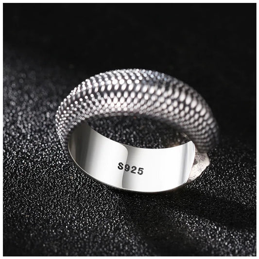 Luxus 925S Silver "Snake" Ringe