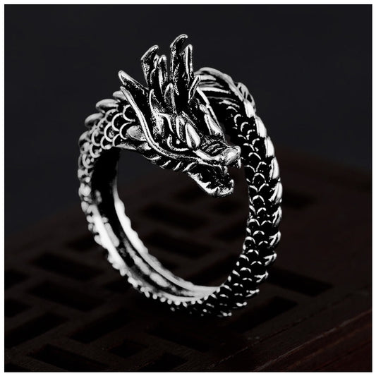 EDELSTAHL "DRACO" RING - ICERAIN JEWELRY