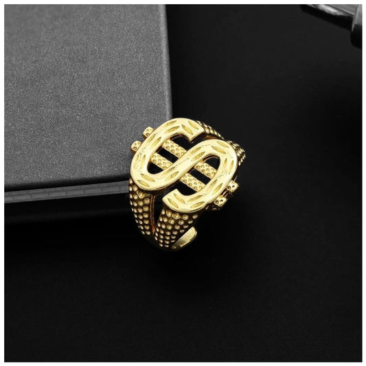 EDELSTAHL "GOLD DOLLAR" RING - ICERAIN JEWELRY