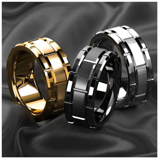 EDELSTAHL 8MM "PATTA" RING - ICERAIN JEWELRY