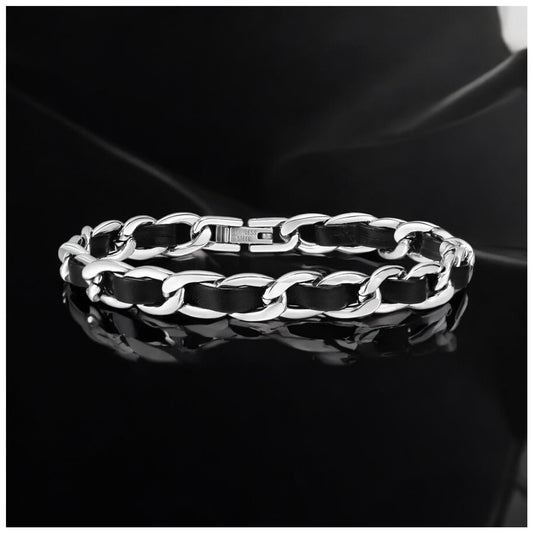 EDELSTAHL 7,5MM "DRISTO" ARMBAND - ICERAIN JEWELRY