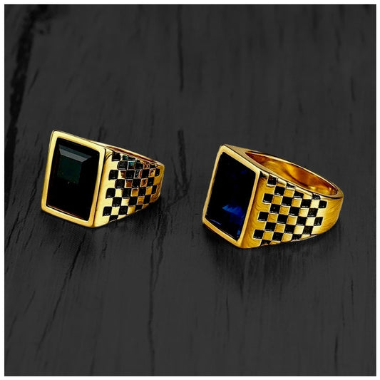 EDELSTAHL "INLAID" RING - ICERAIN JEWELRY