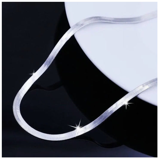 925S SILVER 4MM "BLADE" KETTE - ICERAIN JEWELRY