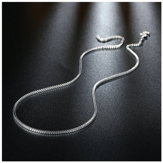 925S SILVER "BOX" KETTE - ICERAIN JEWELRY
