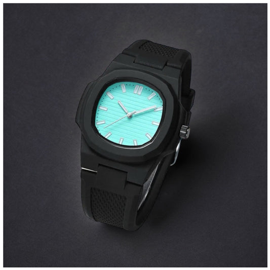 Luxus Designer Silikon "Black Wrist" Uhr