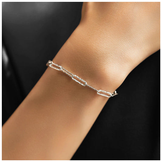 925S SILVER "SERRATURA" ARMBAND - ICERAIN JEWELRY