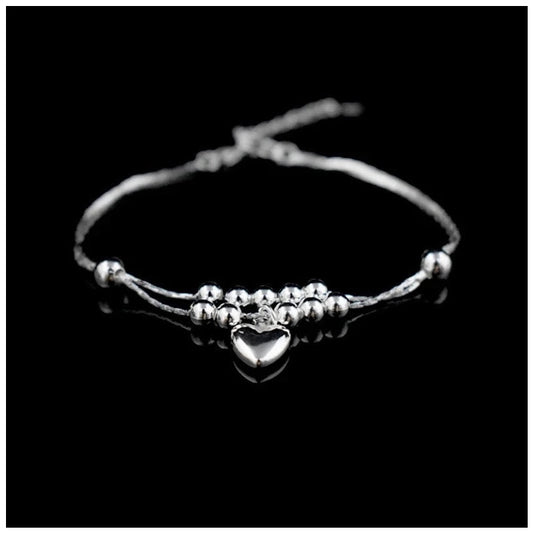 Luxus 925S Silver "Heart" Armbänder