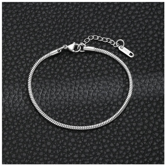 EDELSTAHL "SILVER BONE" ARMBAND - ICERAIN JEWELRY