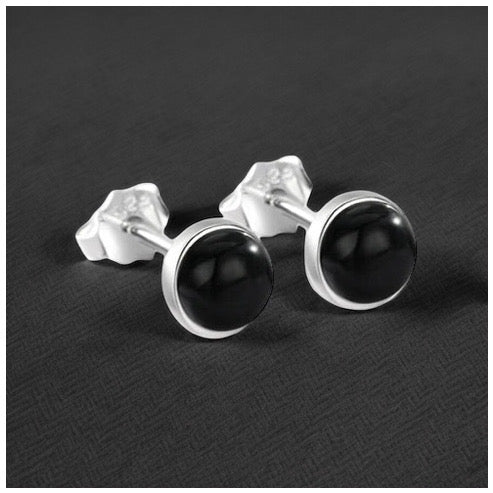 925S SILVER "ACHAT" OHRRINGE - ICERAIN JEWELRY
