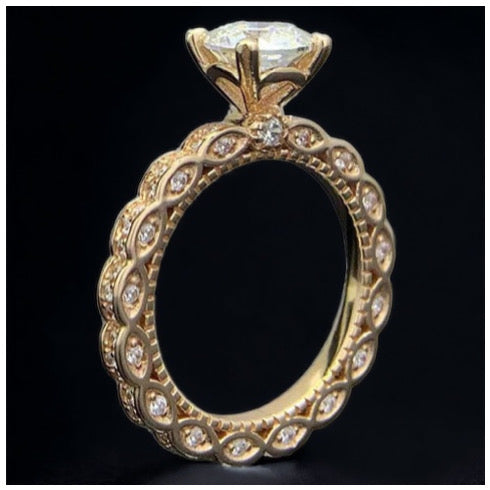 ICED OUT MOISSANITE "PROPOSE" WEISSGOLD 925S SILVER RING - ICERAIN JEWELRY