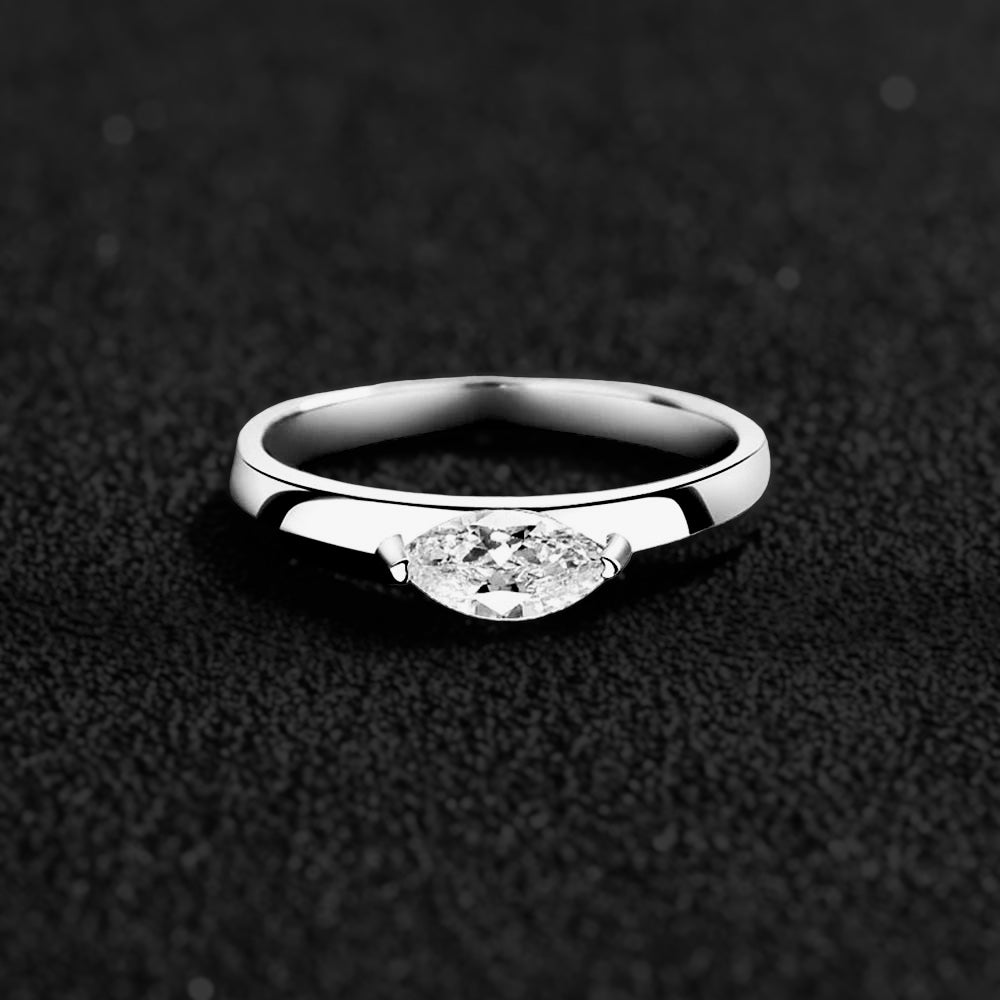 Luxus Iced Out Moissanite "Symphony" Whitegold 925S Silver Ringe