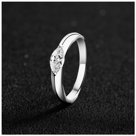 ICED OUT MOISSANITE "SYMPHONY" WEISSGOLD 925S SILVER RING - ICERAIN JEWELRY