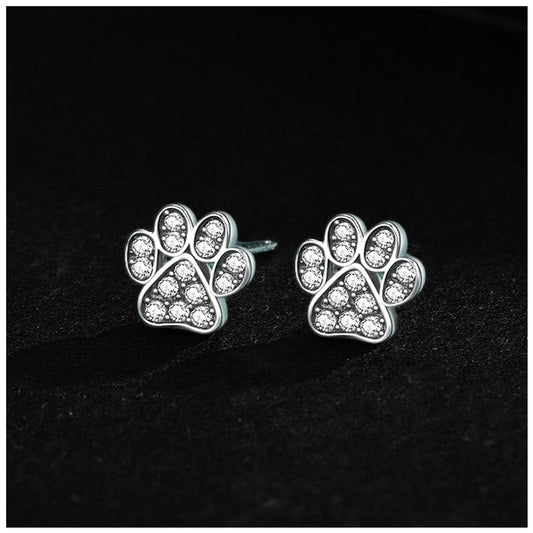 ICED OUT "DOG" OHRRINGE - ICERAIN JEWELRY