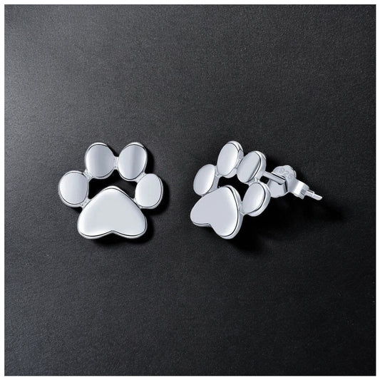 925S SILVER "DOG" OHRRINGE - ICERAIN JEWELRY