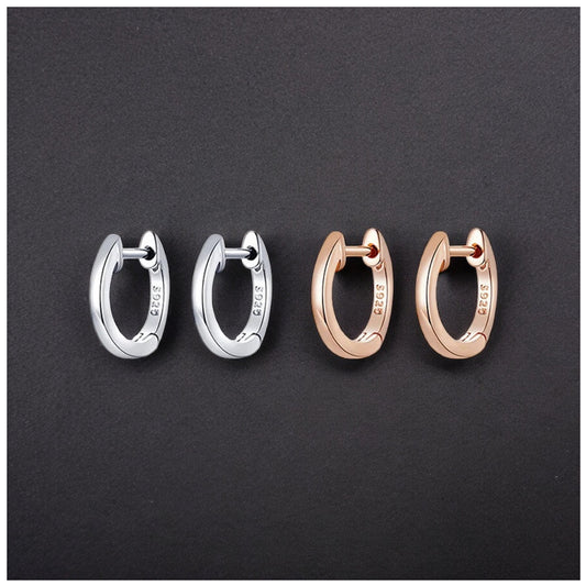 925S SILVER "SMALL CIRCLE" OHRRINGE - ICERAIN JEWELRY
