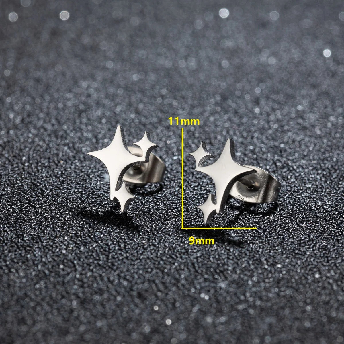 EDELSTAHL "STAR" OHRRINGE - ICERAIN JEWELRY