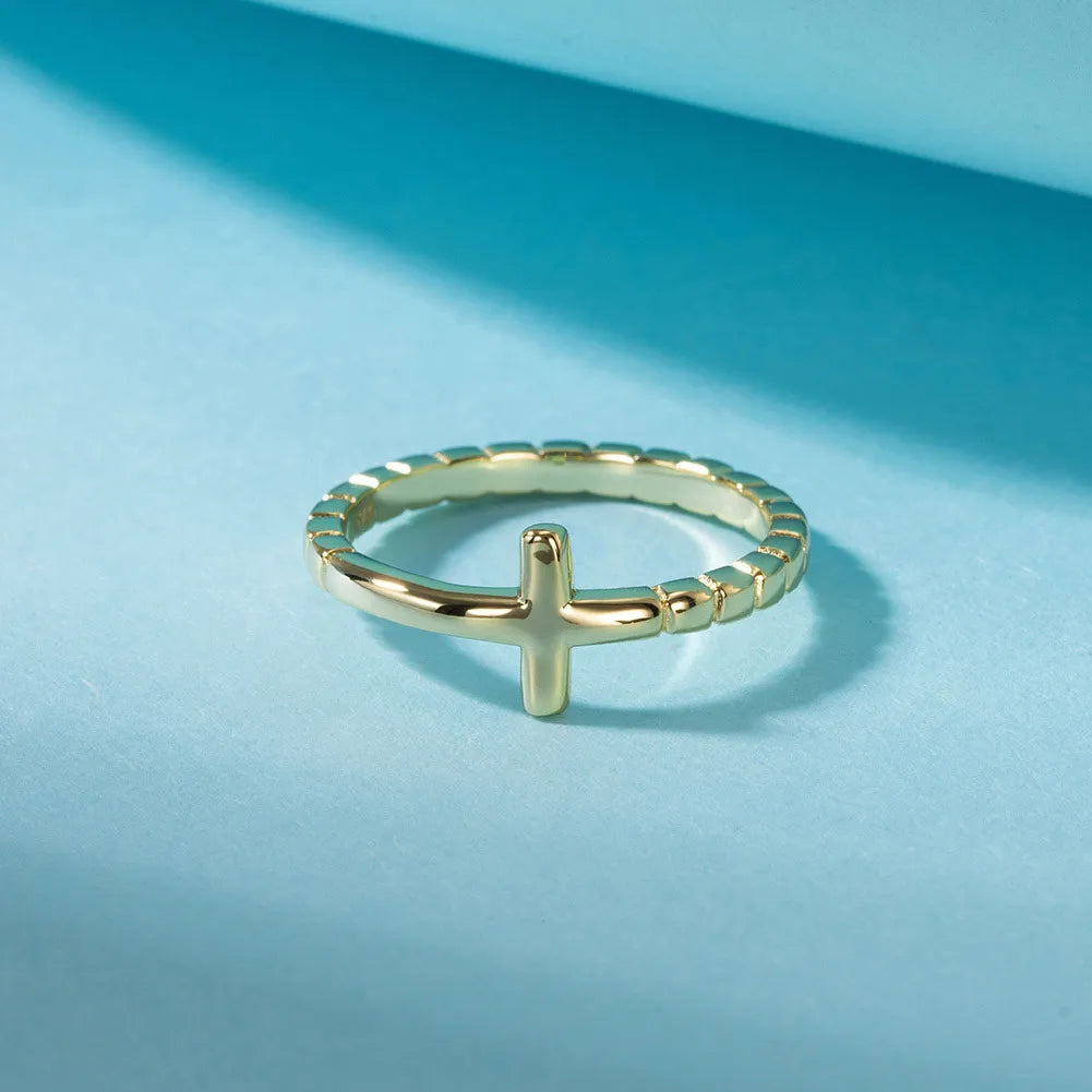 925S SILVER "CROSS V2" OHRRINGE - ICERAIN JEWELRY