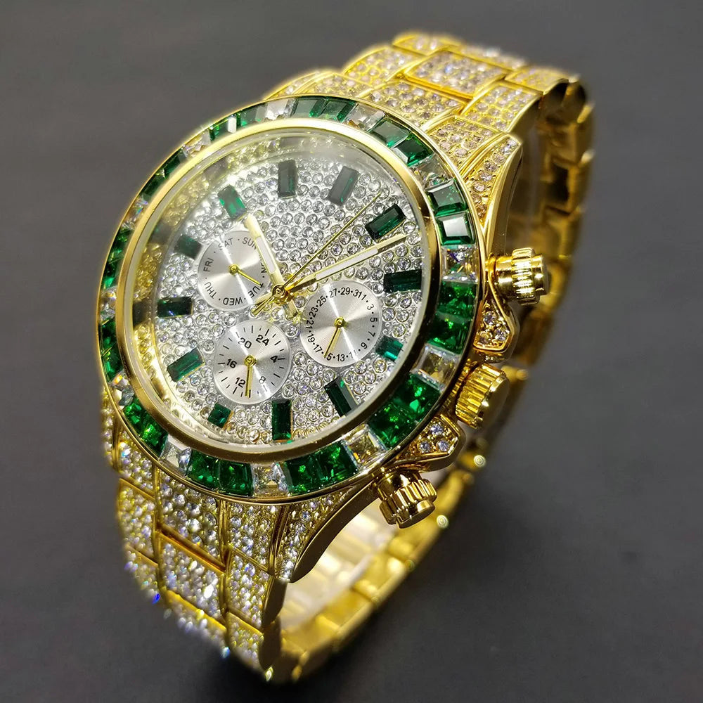 ICED OUT "SOLLINI V2" UHR - ICERAIN JEWELRY