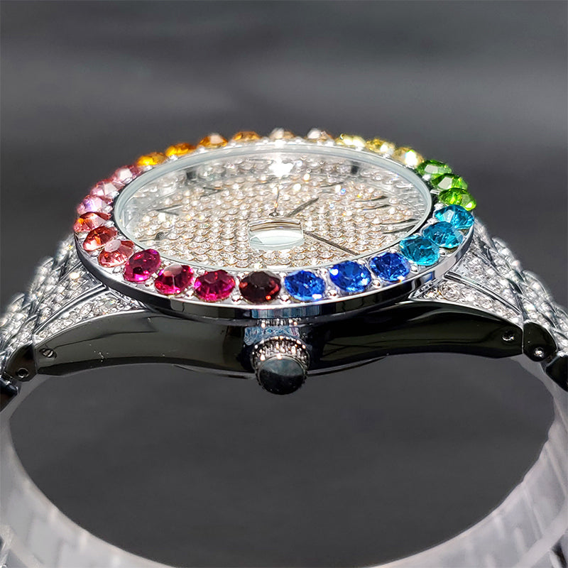 ICED OUT "ARABIC PITACOLLI " UHR - ICERAIN JEWELRY