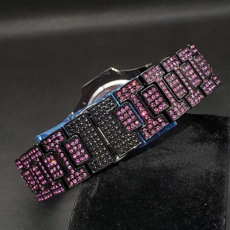 ICED OUT "SWAROXON" UHR - ICERAIN JEWELRY