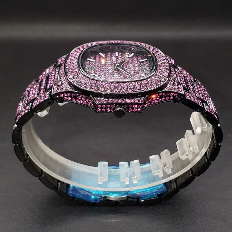 ICED OUT "SWAROXON" UHR - ICERAIN JEWELRY