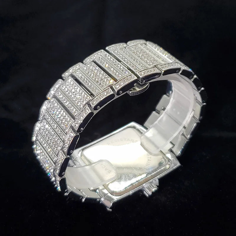 ICED OUT "SQUADROMER" UHR - ICERAIN JEWELRY