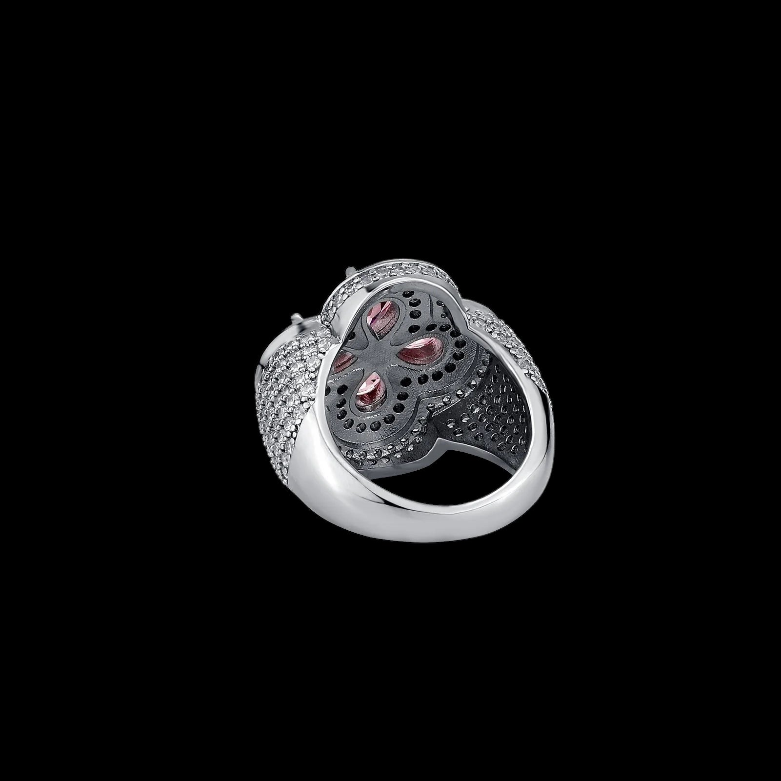 ICED OUT "CLOVER" RING - ICERAIN JEWELRY