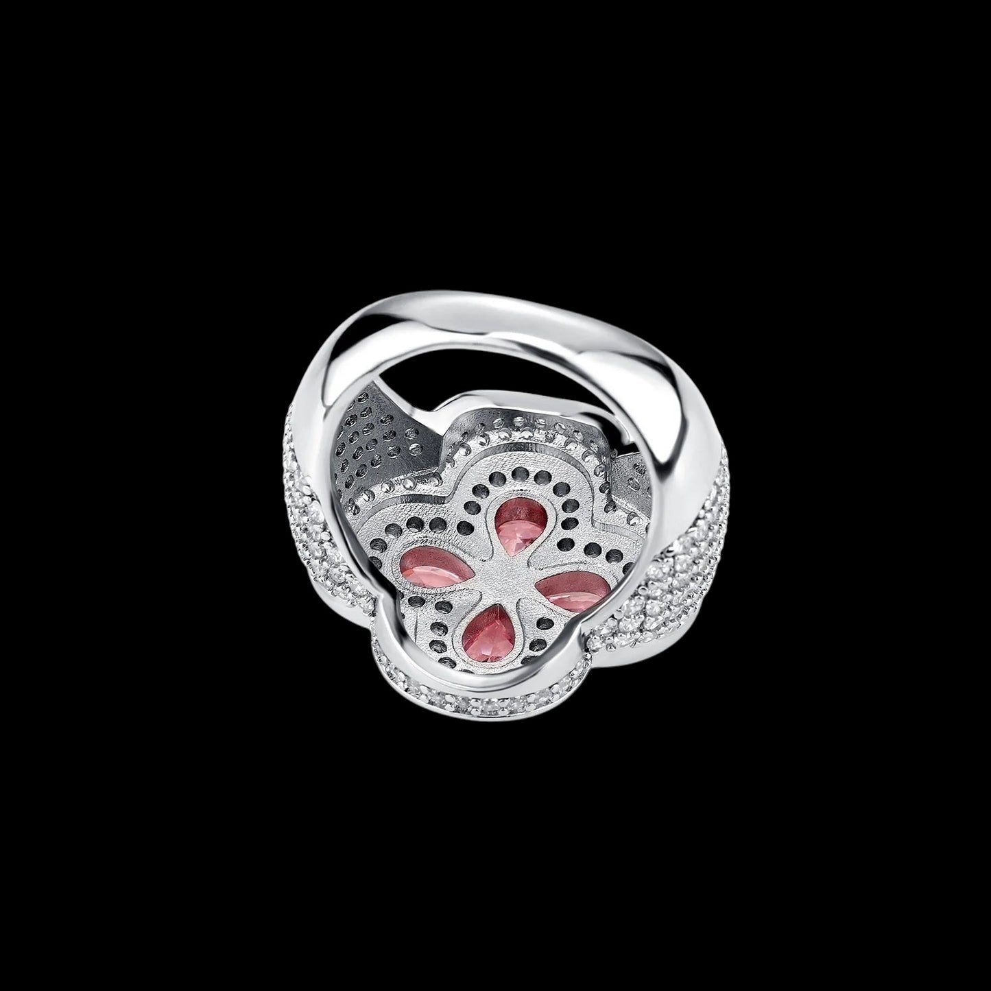 ICED OUT "CLOVER" RING - ICERAIN JEWELRY