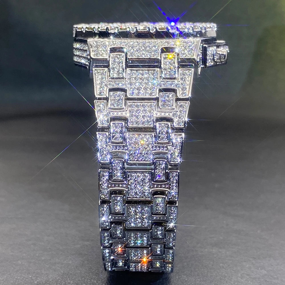 ICED OUT " ARABIC SUN" UHR - ICERAIN JEWELRY