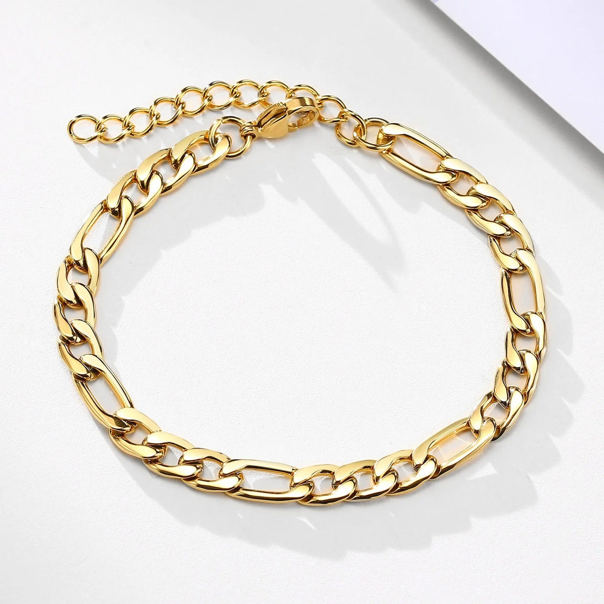 EDELSTAHL 7MM "FIGARO" ARMBAND - ICERAIN JEWELRY