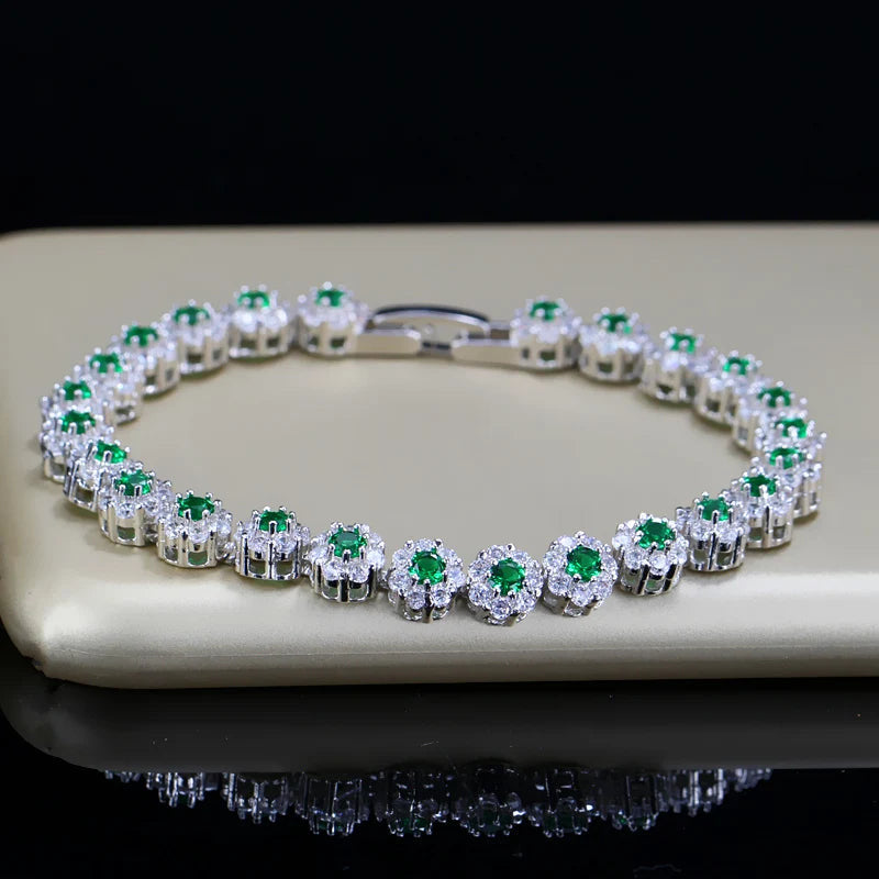 ICED OUT "GREEN CUSTLER" ARMBAND - ICERAIN JEWELRY